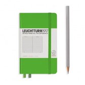 Leuchtturm Notitieboek Pocket - Hardcover - Gelinieerd - Groen