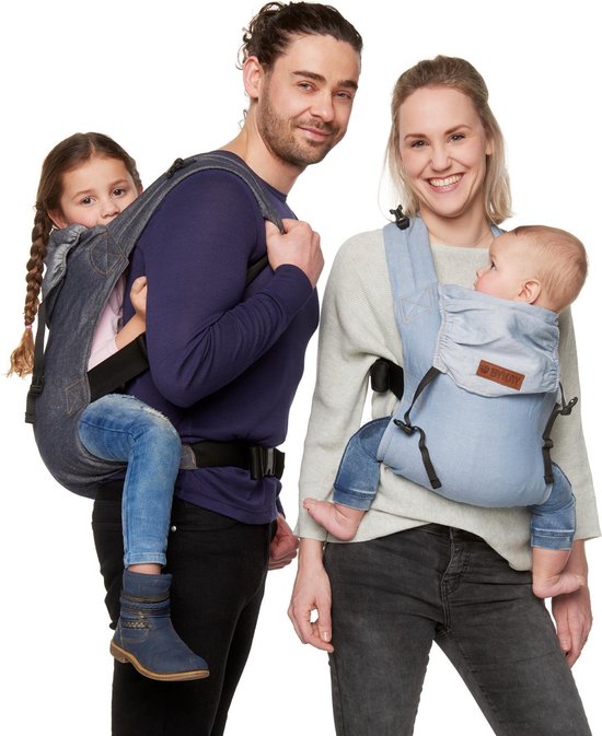 Product: ByKay - Babydrager -  Click Carrier Classic - Stonewashed -size toddler, van het merk Bykay