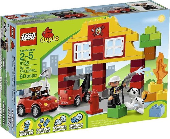 LEGO DUPLO Mijn Eerste Brandweerkazerne - 6138 | bol.com