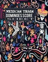 Mexican Train Dominoes Score Sheet