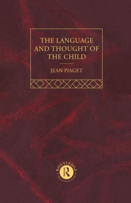 Language and Thought of the Child - cover
