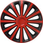 Versaco Trend - Wieldoppen - Rood/Zwart - 16 inch - 4 stuks