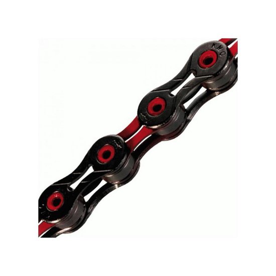 KMC X-10 SL DLC fietsketting 10-speed rood/zwart | bol.com