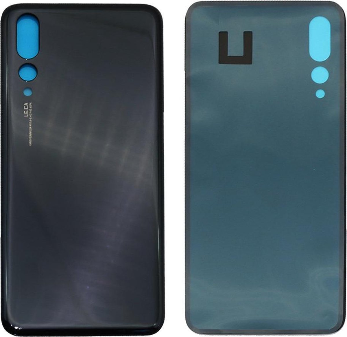 Batterij Cover - achterkant - geschikt voor de Huawei P20 Pro -zwart