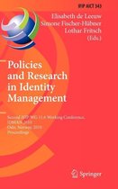 Policies and Research in Identity Management
