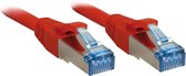 Câble réseau Rouge Cat.6A S/FTP LSZH, 20m