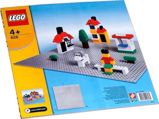 LEGO Bricks & More Grijze Bouwplaat - 628