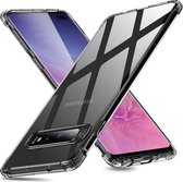 Shock Proof case hoesje Geschikt voor Samsung Galaxy S10 Plus - Transparant