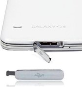 Waterdichte USB Cover voor de Samsung Galaxy S5 Silver