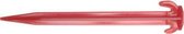 Travellife Haring - 6 stuks - 19 cm - Rood - Plastic