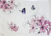 Marjolein Bastin Sketch of Nature Bloem Placemat - Wit