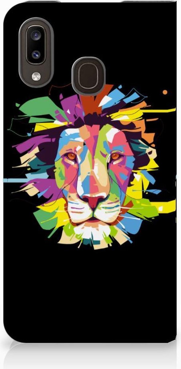 Samsung Galaxy A30 Magnet Case Lion Color