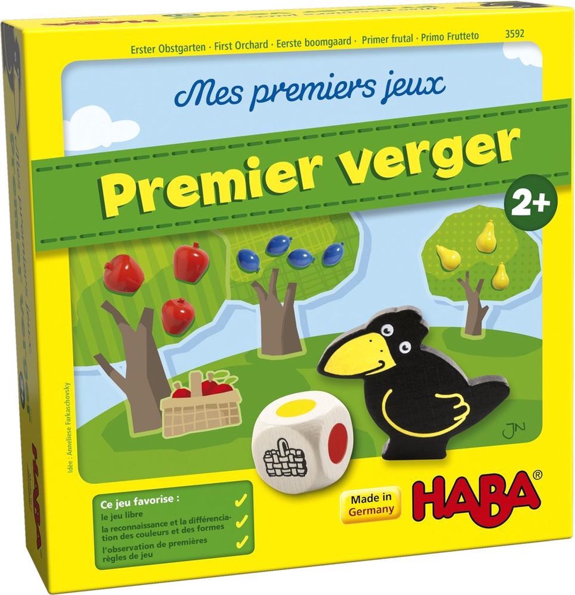 Speelgoed | Wooden Toys !!! Jeu Mes Premiers Jeux Premier Verger (Frans) =