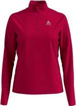 Odlo Midlayer 1/2 Zip Pillon Dames Wintersportpully - Cerise - Maat XL