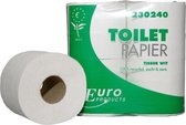 Bol.com Toiletpapier Eco Tissue recycled 2-laags wit 400 vel - Pak 40 rol aanbieding