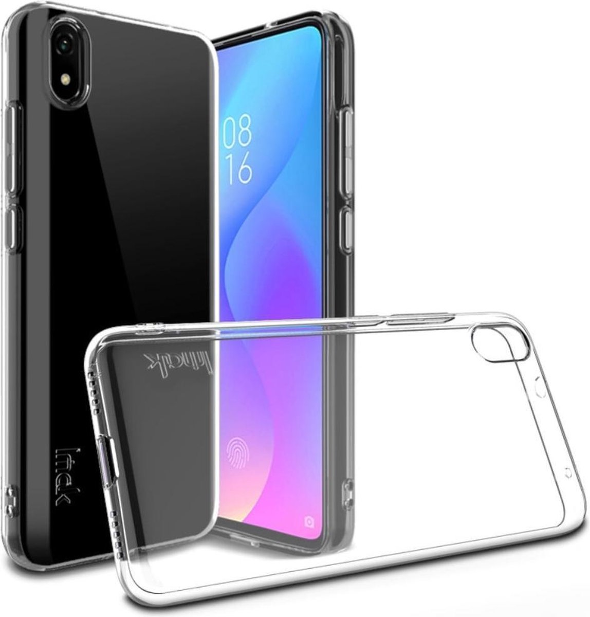 Back Cover voor Xiaomi Redmi 7A TPU Siliconen Hoesje Transparant