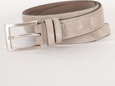 3.5 CM SUEDE RIEM 0004-8 GRIJS MAAT 105