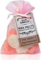 O.W.N. Candles 12 Scented Wax Melts White Jasmine & Rose-Champagne