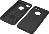 Voor iPhone 7 scheidbaar Corselet TPU + PC combinatie hoesje(zwart)