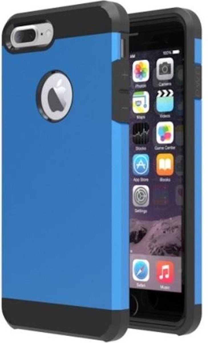 HB Hoesje Geschikt voor Apple iPhone 7 & 8 - Hybrid Amor Case - Blauw