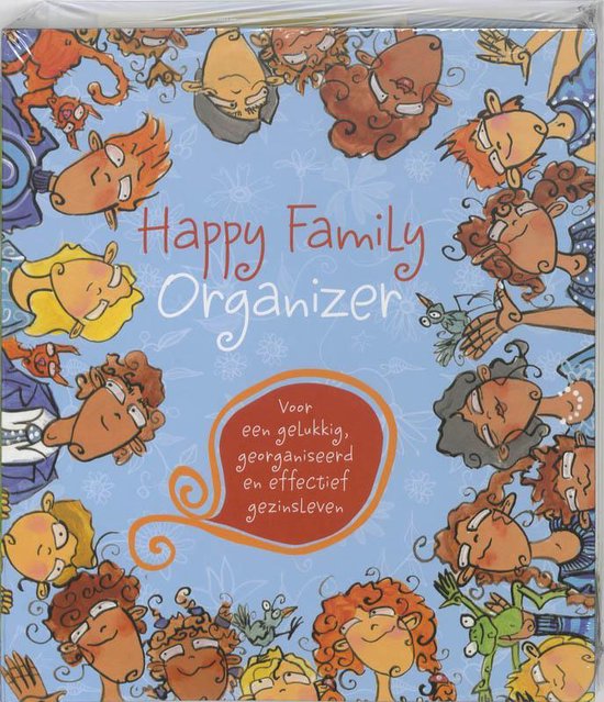 Cover van het boek 'Happy family organizer' van Margriet Schmitz-Darwinkel