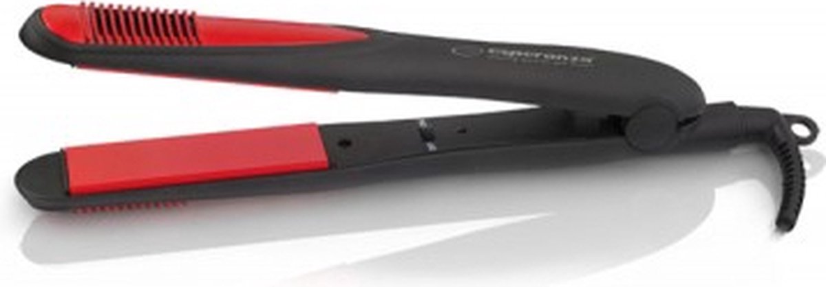 Esperanza Brilliant haarstyler Stijltang -Zwart-Rood