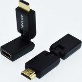 Ninzer HDMI Female naar HDMI Male 360° Roterende Adapter