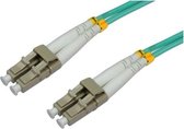 Techly LC M-M 15m Glasvezel kabel Blauw