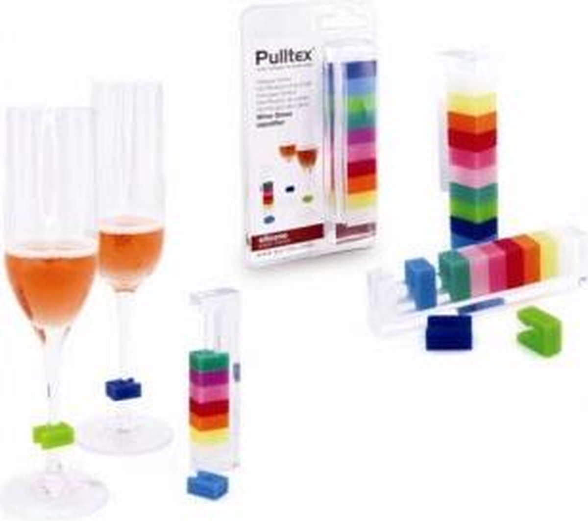 Pulltex Wijnglas herkenner Identity vierkant