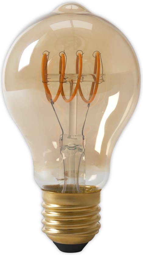 2 stuks Calex LED - Lamp - 3.8W (25W) E27 250lm Gold - Dimbaar met Led dimmer