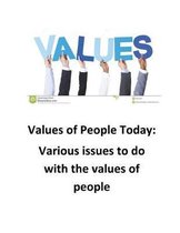 Values of People Today