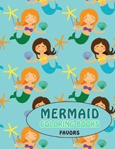 Mermaid Coloring Book Favors