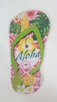 Wanddecoratie - Slipper - Hout - 'Aloha'