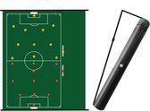 Sportec Oprolbaar Magnetisch Voetbal Coachbord 74 X 100 cm + Draagkoker !