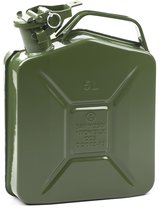 Minalco benzine - Jerrycan - 5 Ltr metaal - UN goedgekeurd - groen