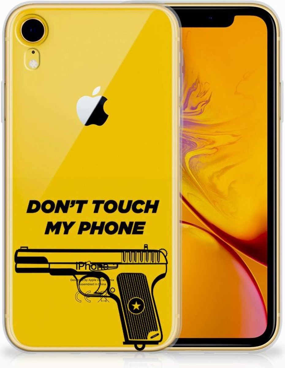 TPU Hoesje voor Apple iPhone Xr Silicone-hoesje Pistol DTMP