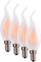 LED Kaars C35T 4W Frosted 2700K Dimbaar 4-Pack