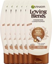 Garnier Loving Blends Kokosmelk & Macadamia Conditioner - 6 x 200 ml - Voordeelverpakking