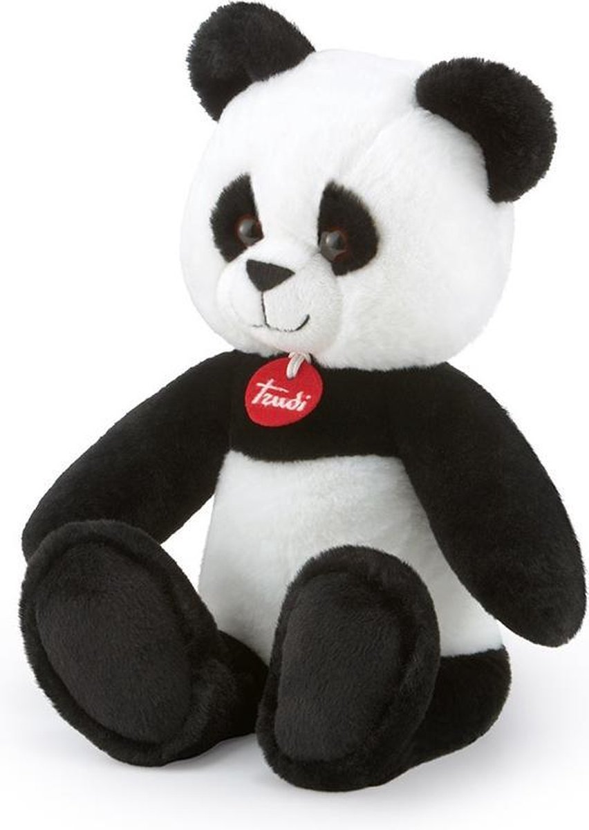 Trudi Knuffelbeer Panda Met Licht En Geluid 27 Cm Zwart/wit - Trudi