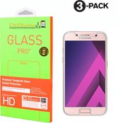 DrPhone 3 x A3 2017 Glas - Glazen Screen protector - Tempered Glass 2.5D 9H (0.26mm)