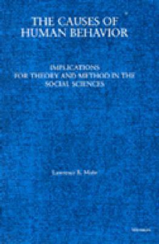 The Causes of Human Behavior - cover