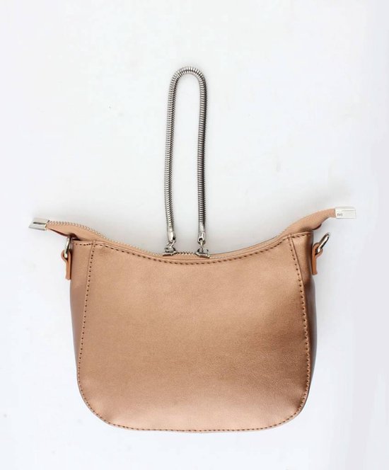 Designer Crossbody Tas met Armband Stevige Kwaliteit Brons