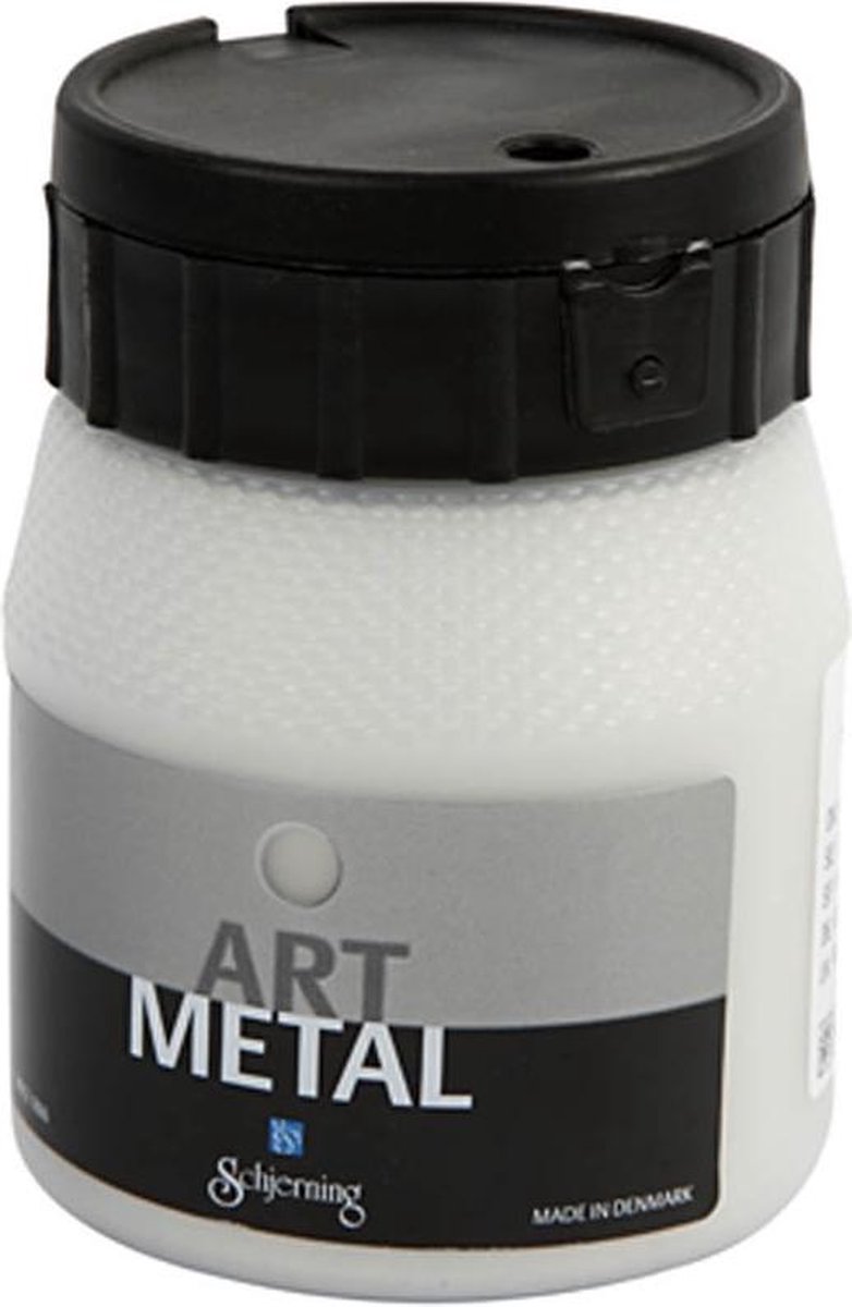 Art Metal verf, zilver, 250 ml