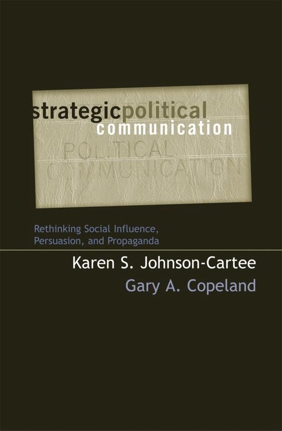 Strategic Political Communication - cover