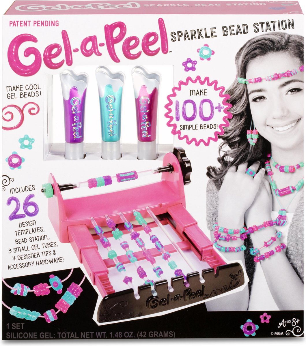 | Gel A Peel Glitterkralen Ontwerpstation Gel a Peel 3D ontwerpstation