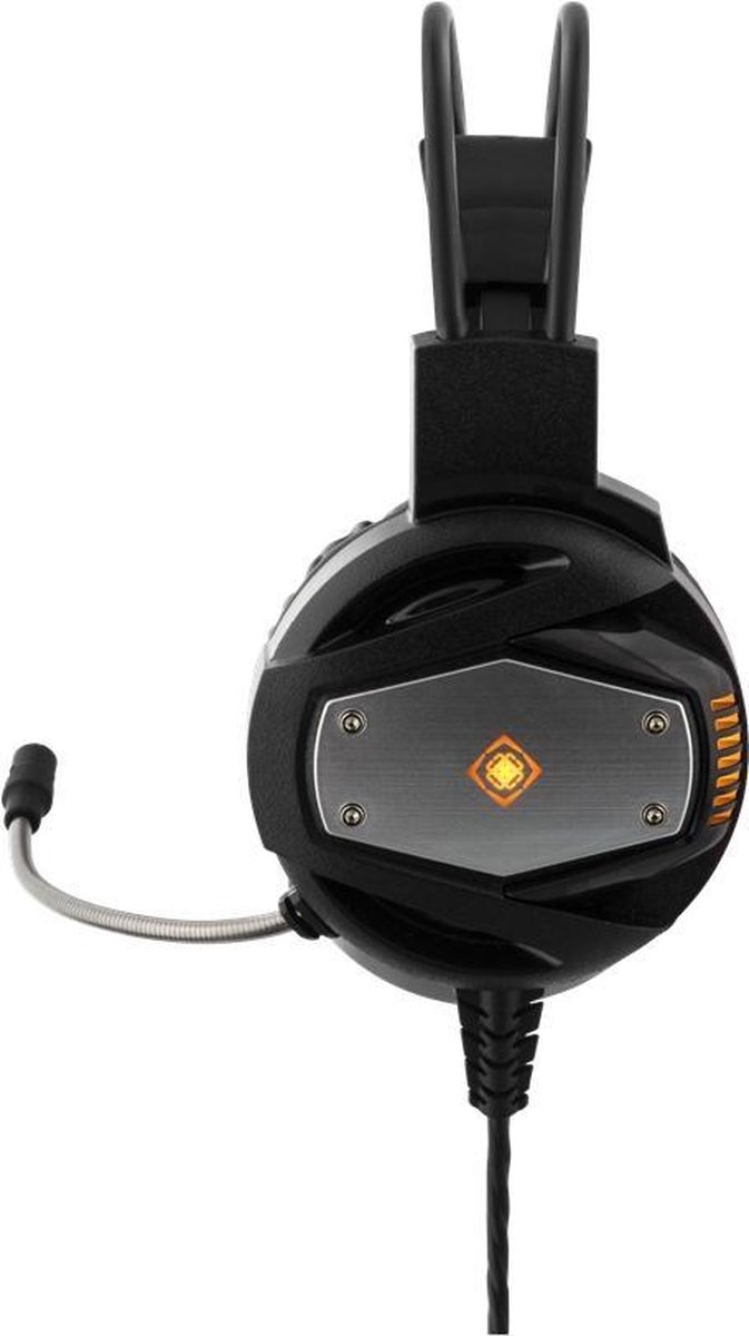 DELTACO GAMING GAM022 Stereo Gamer Headset met oranje LED 2 x 3.5 mm