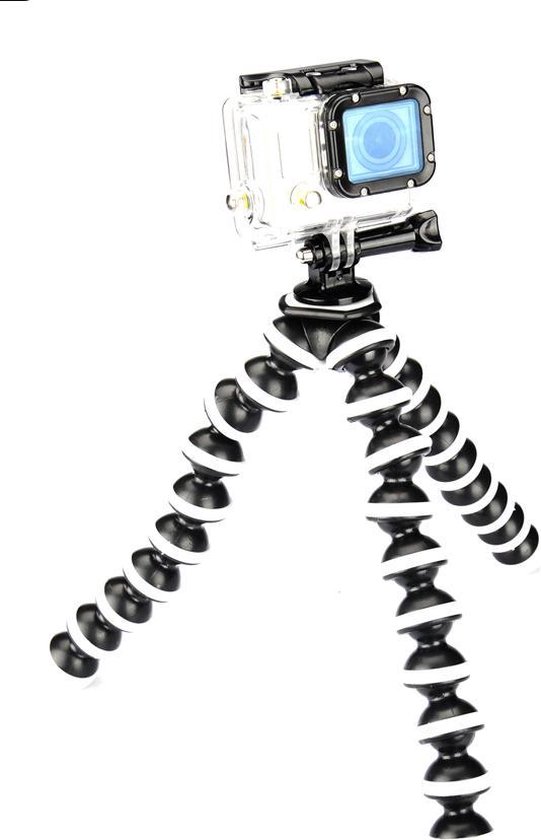 Vaardigheid Verbeteren Schande Flexibel tripod statief voor GoPro | 24 cm | Gorillapod | flexibel statief  | incl.... | bol.com