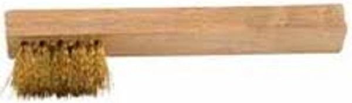 Cyclus Bougieborstel - Dual-row design - Hout en staal - 10 cm - Goud accenten