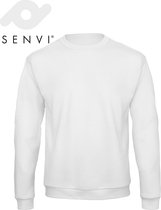 Senvi Basic Sweater (Kleur: Wit) - (Maat M)