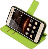 Groen Huawei Y6 II Compact TPU wallet case booktype hoesje HM Book